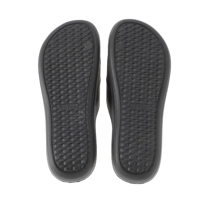 ポイントクッションサンダル ブラック 24cm