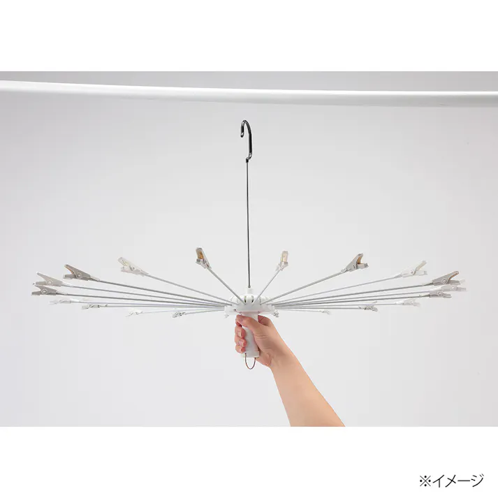 スチールフックパラソルハンガー アーム20本