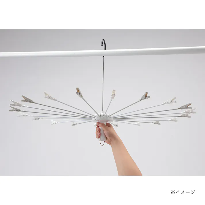 スチールフックパラソルハンガー アーム20本