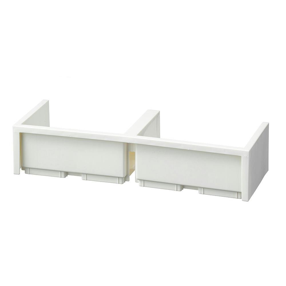 壁掛けキャリコ Ciepra L シンプルホワイト | 隙間収納・空間収納 通販