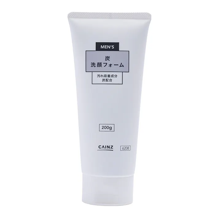CAINZ メンズ 炭洗顔フォーム 200g