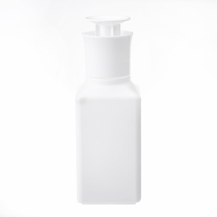カインズ 詰替ボトル 洗剤・消毒用 スクエア型プッシュタイプ 300ml用 ホワイト