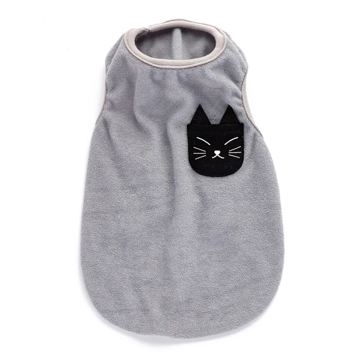 ねこモチーフカットソー SSサイズ ペット服(犬の服)(販売終了)