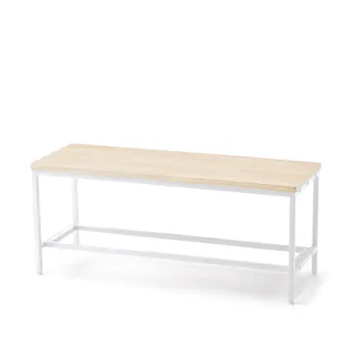 ダイニングベンチ M-tetory ホワイト 107×40×45cm
