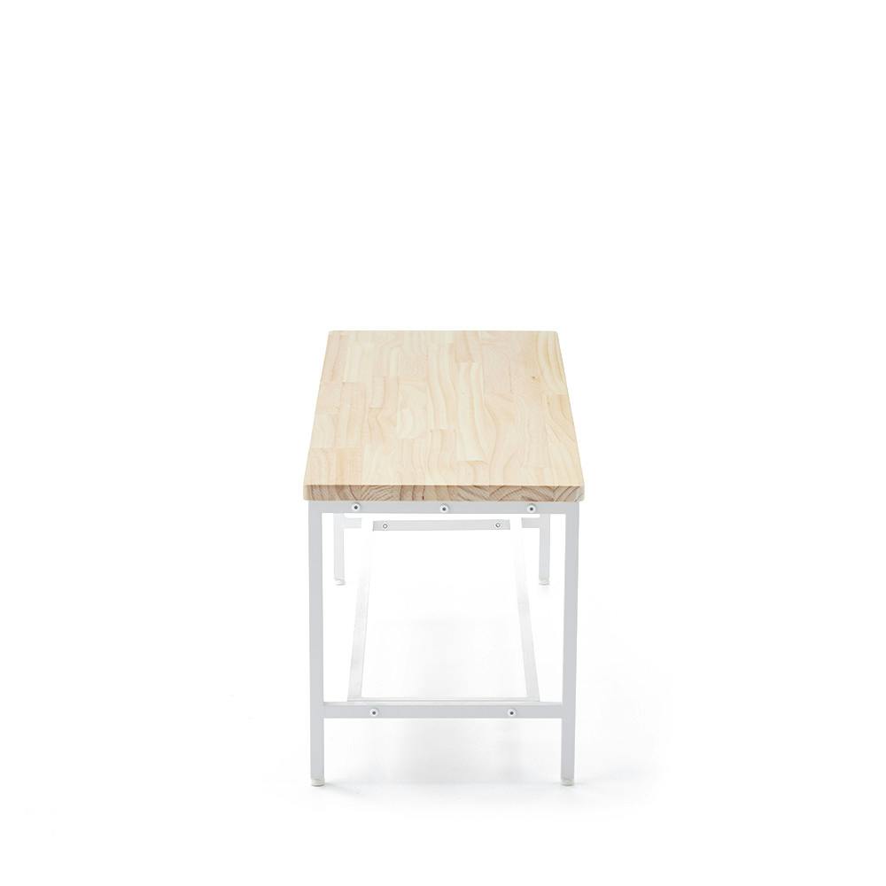 ダイニングベンチ M-tetory ホワイト 107×40×45cm | 椅子
