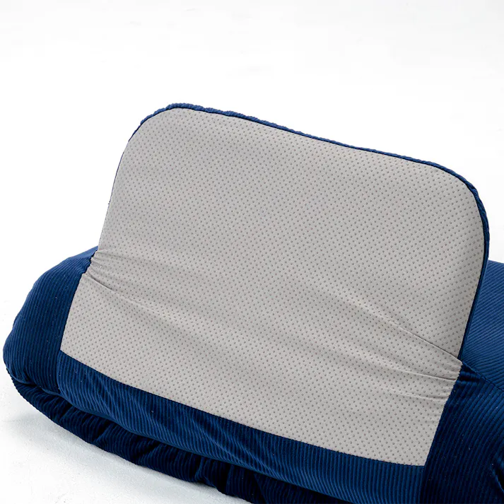 枕にもなる背もたれイス Lepoco ネイビー(販売終了)