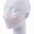やわらかふわふわ素材の立体型不織布マスク 普通サイズ ピンク 5枚