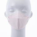 やわらかふわふわ素材の立体型不織布マスク 小さめ ピンク 5枚