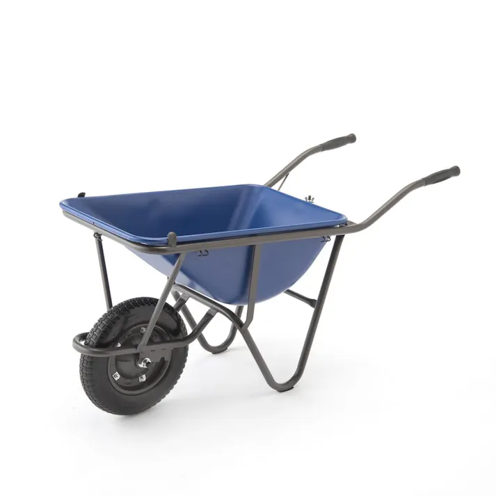 カインズ 重心が変えられる深型一輪車 ノーパンク ブルー CKI-02