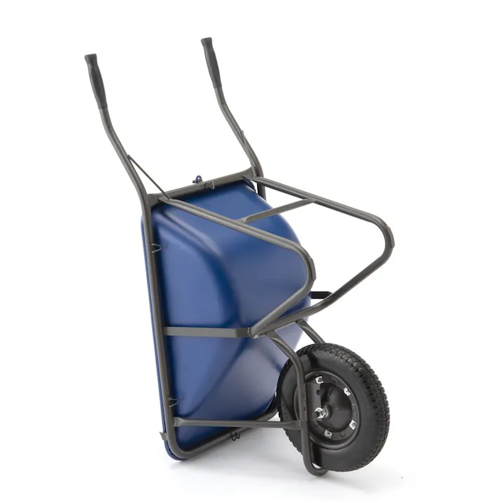 カインズ 重心が変えられる深型一輪車 ノーパンク ブルー CKI-02