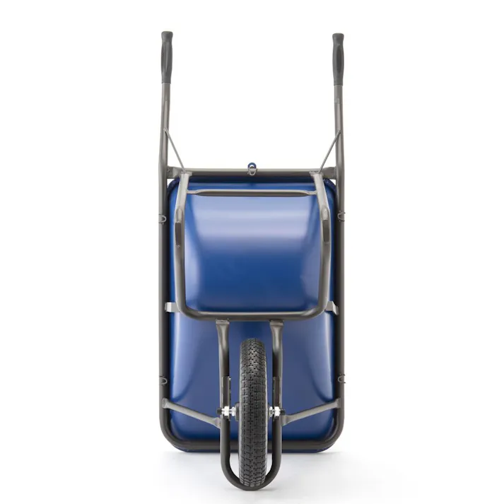 カインズ 重心が変えられる深型一輪車 ノーパンク ブルー CKI-02