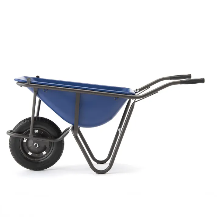 カインズ 重心が変えられる深型一輪車 ノーパンク ブルー CKI-02