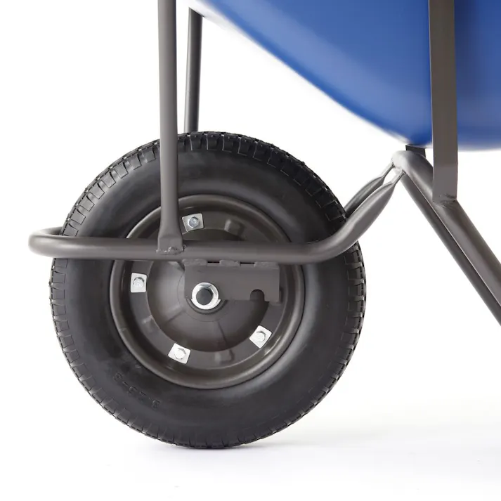 カインズ 重心が変えられる深型一輪車 ノーパンク ブルー CKI-02