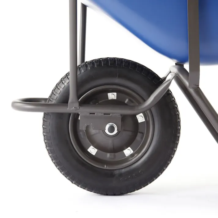 カインズ 重心が変えられる深型一輪車 ノーパンク ブルー CKI-02