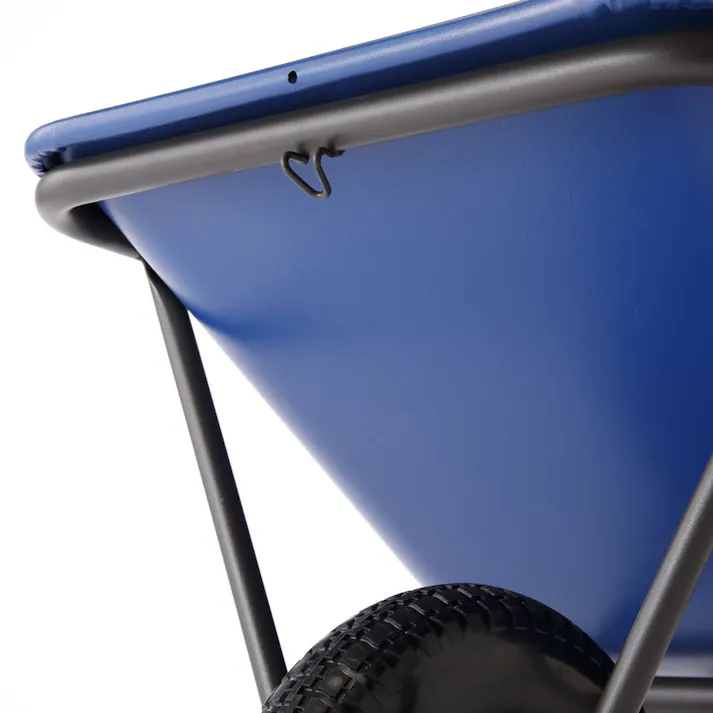 カインズ 重心が変えられる深型一輪車 ノーパンク ブルー CKI-02