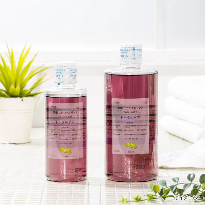 カインズ 薬用デンタルリンス トータルケア アルコール含有 ハーバルミント味 975ml