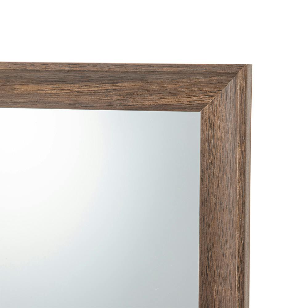 鏡です。大きな鏡です。少し、欠けが有り　格安 縦にも横にも掛けられるミラー40 ブラウン U9 | ミラー・鏡 通販