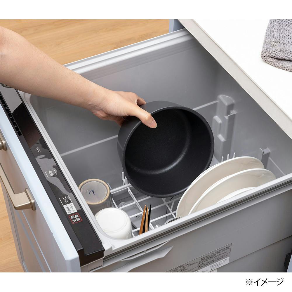 取っ手が外せる食洗機で洗える片手鍋 18cm | フライパン・フライパン