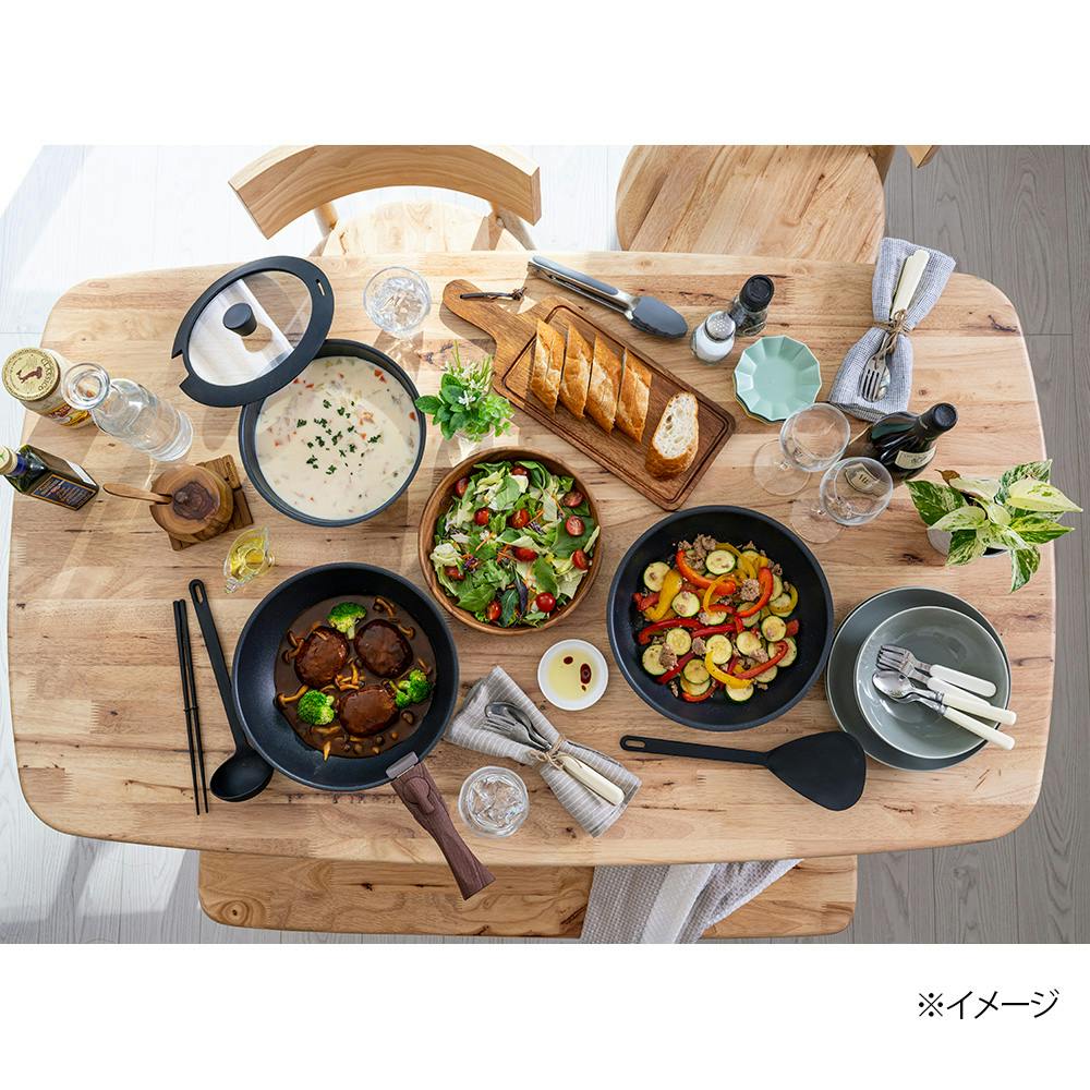 取っ手が外せる食洗機で洗えるフライパン 26cmハンドルセット