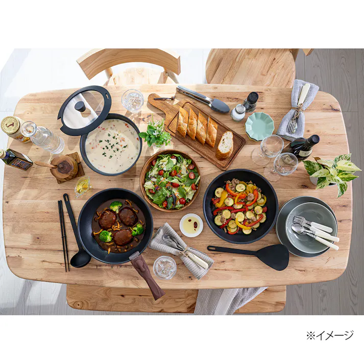 取っ手が外せる食洗機で洗えるフライパン 26cm深型