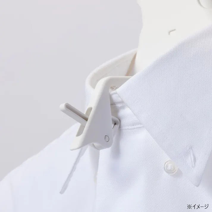 ワンタッチ ワイシャツハンガー ホワイト