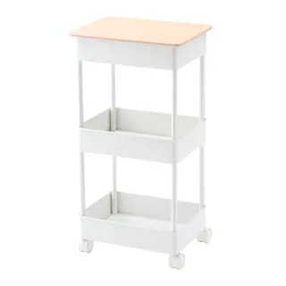 木天板付きマルチワゴン ホワイト J19