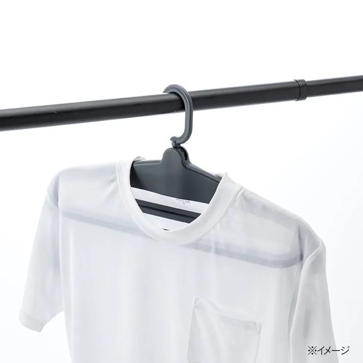乾きやすい スライドインテリア 洗濯ハンガー 引っ張って取り込みやすいピンチつき