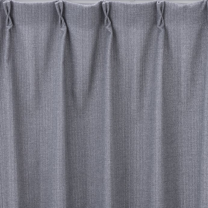 シェニール グレー 100×110cm 4枚組セットカーテン