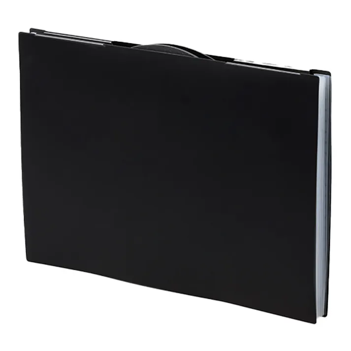背幅が広がる書類ケース ブラック