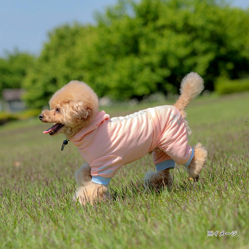 オールインワン SCORON素材使用 ピンク Mサイズ ペット服(犬の服