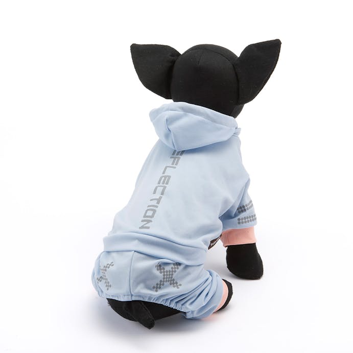オールインワン SCORON素材使用 ブルー SDサイズ ペット服(犬の服)(販売終了)