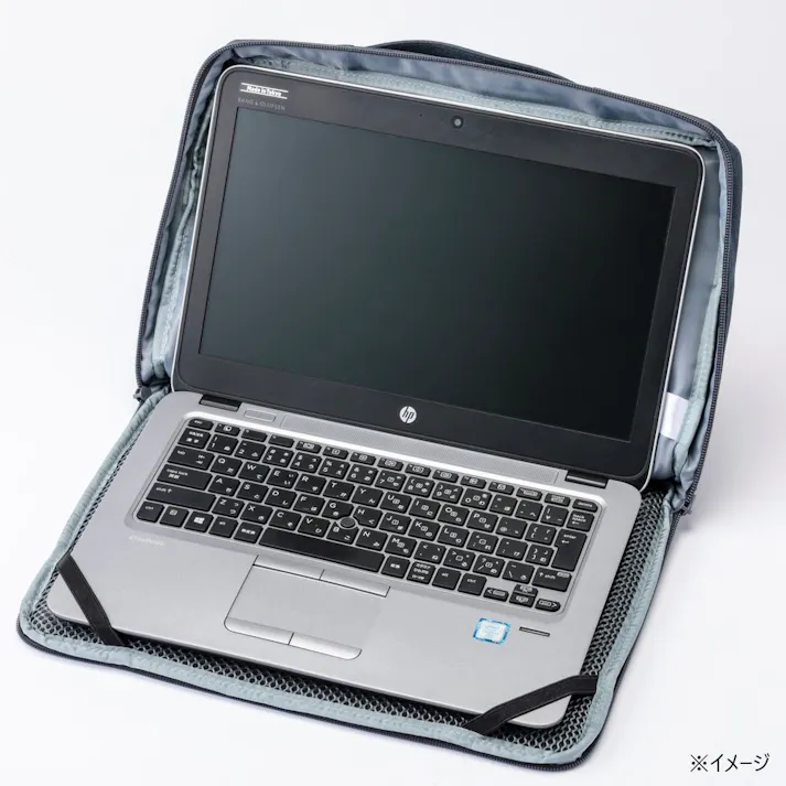 開いてそのまま使えるノートPCカバー ネイビー