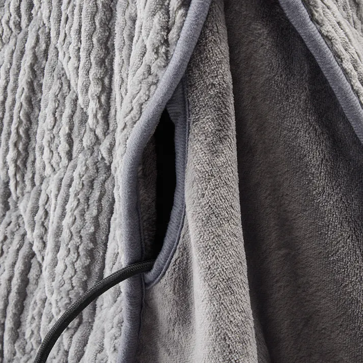 カインズ デスクこたつふとん シュニー グレー 幅205cm 奥行230cm DK22-75FN こたつ布団 コタツ布団