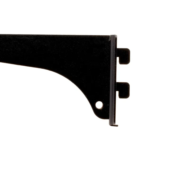 カインズ マットカラー棚柱用棚受け ブラック 150