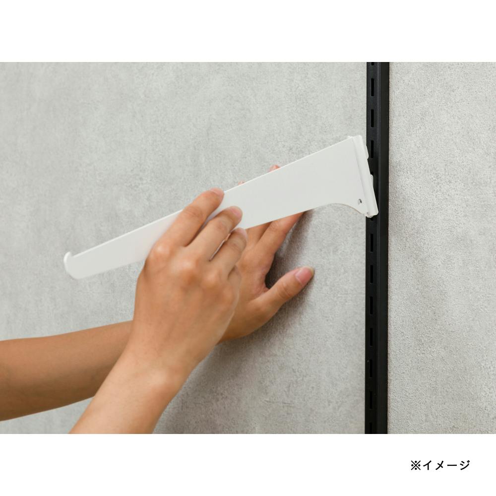 カインズ マットカラー棚柱 ブラック 900mm | ねじ・くぎ・針金