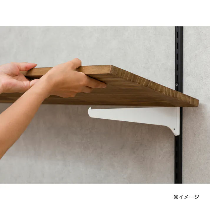 カインズ マットカラー棚柱 ブラック 900mm