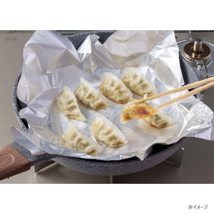 フライパン用アルミホイル 30cm×8m メモリ付