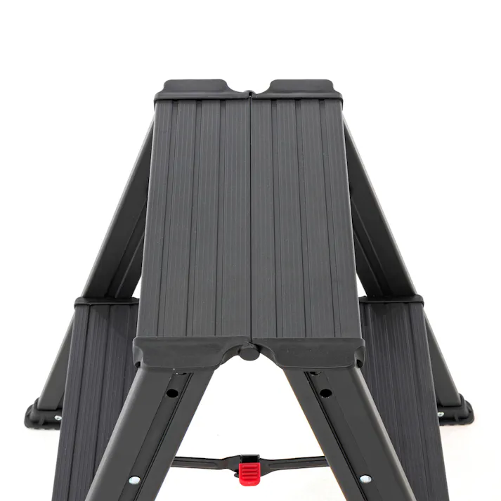 カインズ アルミ幅広踏台 2段 ブラック CFF-04