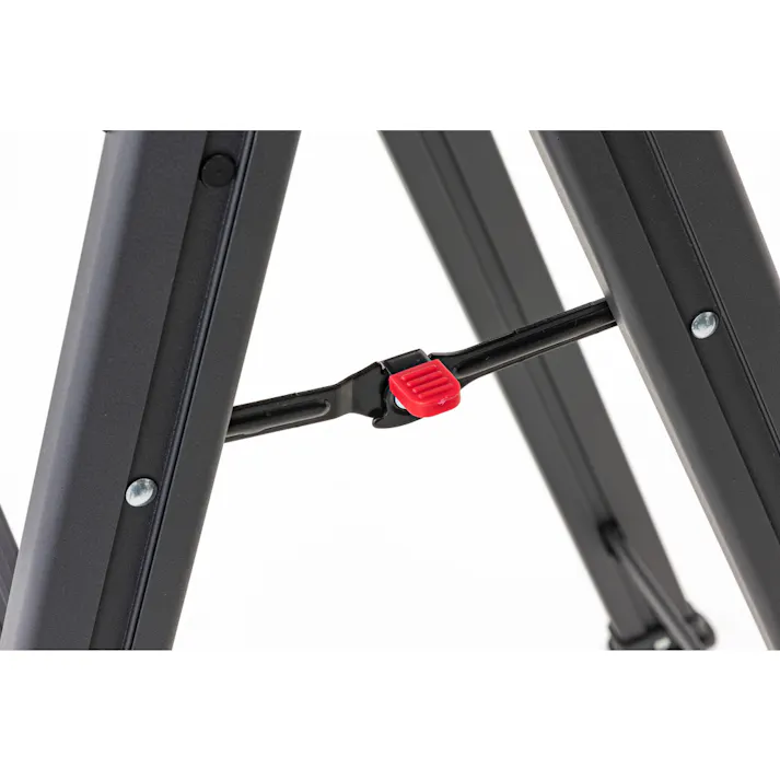 手摺付きアルミ幅広踏台 3段 ブラック CFF-05