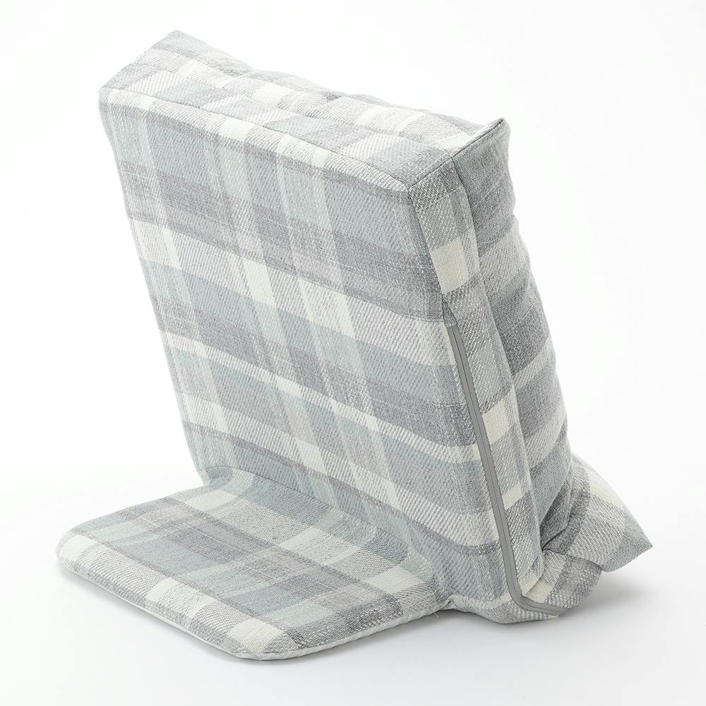 座布団にもなる背もたれイス F-Lepoco エデル 幅58cm 奥行44～57cm 高