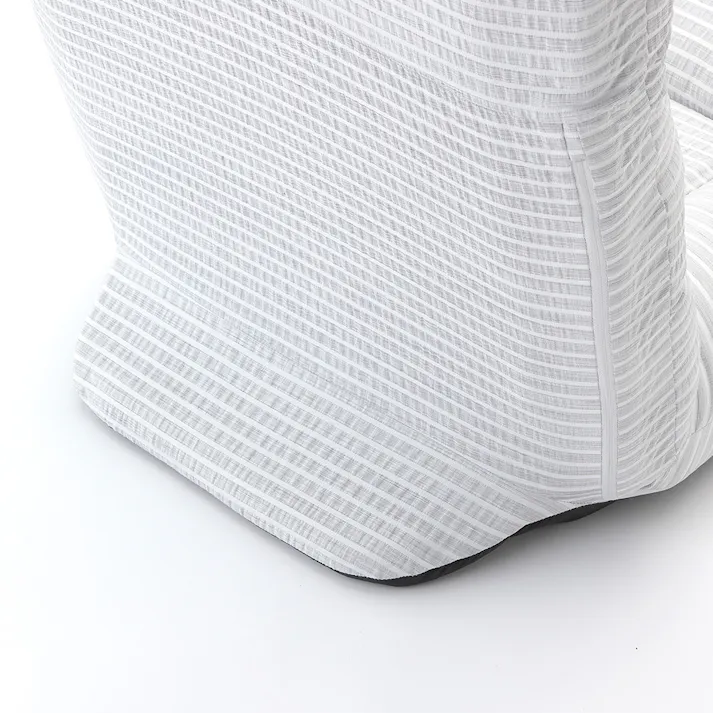 倒れにくいふんわり座椅子 ミューシグ ボーダー