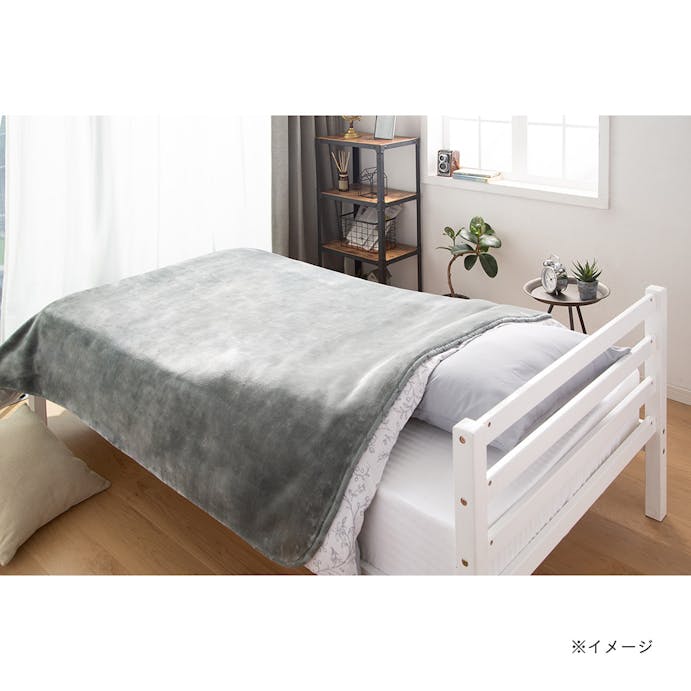 ズレにくい敷毛布 MIZUKUMO ダークグレー 140×200cm(販売終了)