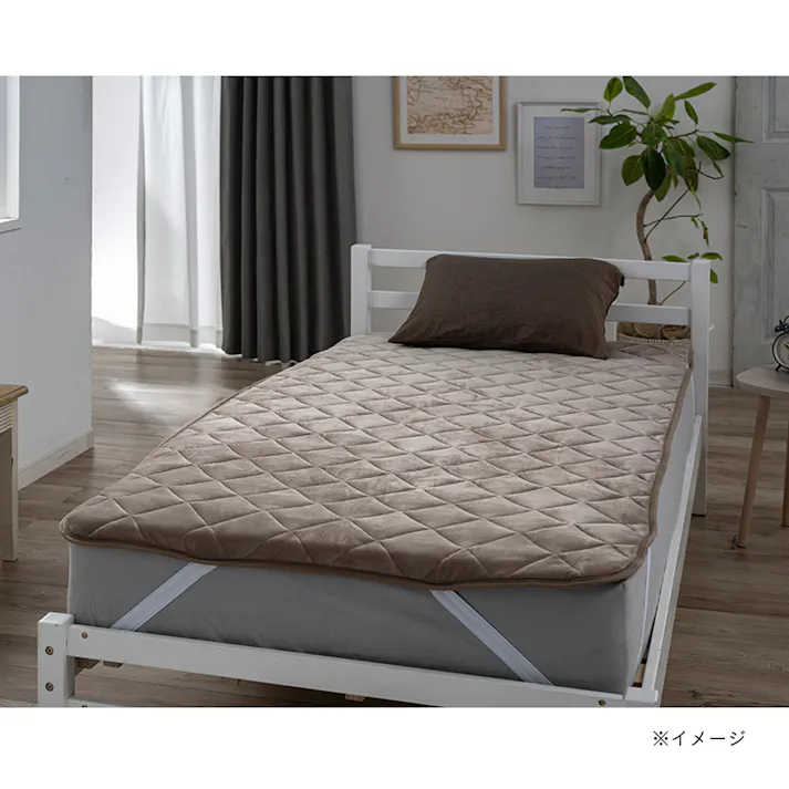 あったか もちもち敷パッド ベージュ ダブル 140×200cm(販売終了)