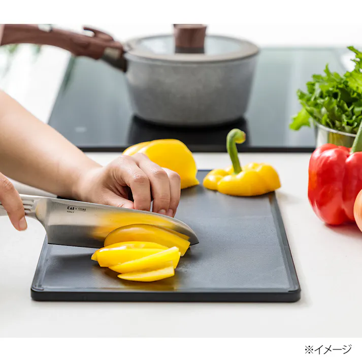 軽量大理石調まな板 38cm ブラック(販売終了)