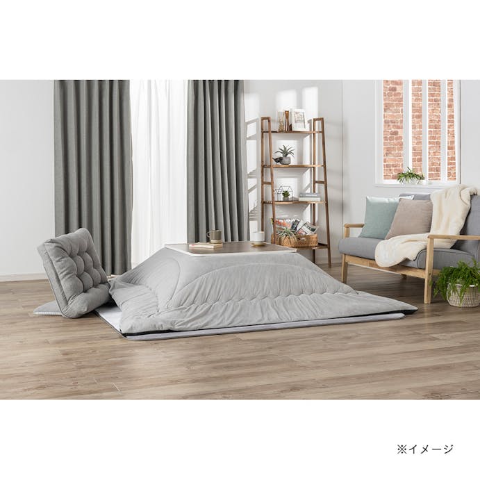 こたつ掛ふとん ＆Pet グレー 正方形 190×190cm(販売終了)