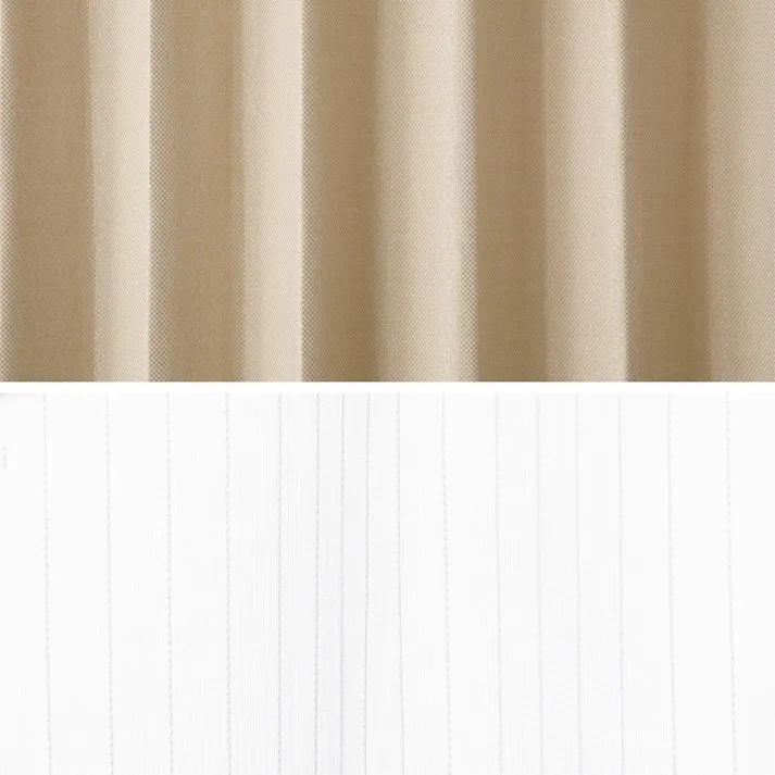 遮光遮熱 パスト ベージュ 100×200cm 4枚組セットカーテン