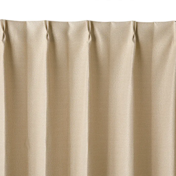 遮光遮熱 パスト ベージュ 100×200cm 4枚組セットカーテン