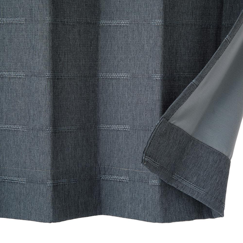 カーテン 04 遮光遮熱 アルティ ブラック 100×200cm 4枚組セットカーテン