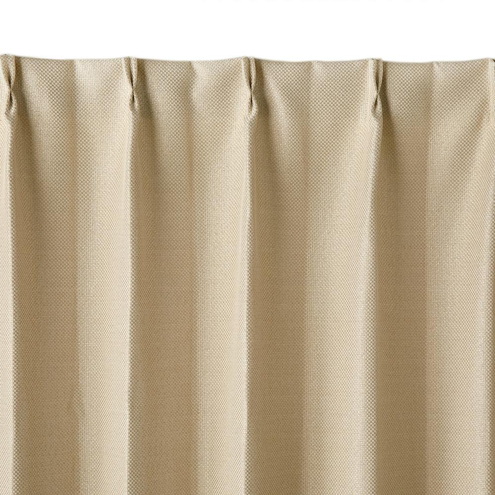 遮光カーテン 幅150cm×丈178cm2枚 ベージュ 遮光遮熱 パスト ベージュ 150×