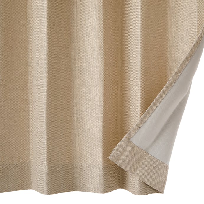 遮光遮熱 パスト ベージュ 150×210cm 4枚組セットカーテン